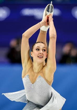 ITALY, MILAN - FEBRUARY 19, 2026: Livia Kaiser of Switzerland performs her routine in the women s singles free skating programme at the 2026 Winter Olympic Games, Olympische Spiele, Olympia, OS at Milano Ice Skating Arena. Peter Kovalev TASS  88961409