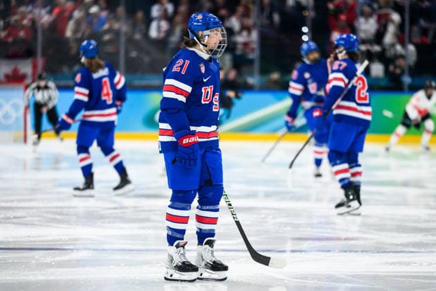 260219 Hilary Knight of USA looks dejected after 0-1 in the women s Ice hockey, Eishockey final game between USA and Canada during day 13 of the 2026 Winter Olympics on February 19, 2026 in Milan. Photo: Carl Sandin BILDBYRAN kod CS EW0643 ishockey ice hockey Olympic Games, Olympische Spiele, Olympia, OS olympics winter olympics os ol olympiska spel vinter-os olympiske leker milano cortina 2026 milan cortina 2026 milano cortina 2026 olympic games milano cortina 2026 winter olympic games milano cortina-os milano cortina-ol vinter-ol 13 bbeng dam usa kanada canada final depp *** 260219 Hilary Knight of USA looks dejected after 0 1 in the women s ice hockey final game between USA and Canada during day 13 of the 2026 Winter Olympics on February 19, 2026 in Milan Photo Carl Sandin BILDBYRAN code CS EW0643 ice hockey ice hockey olympic games olympics winter olympics os ol olympic games winter os olympic games milano cortina 2026 milan cortina 2026 milano cortina 2026 olympic games milano cortina 2026 winter olympic games milano cortina os milano cortina ol winter ol 13 bbeng dam usa kanada canada final depp  Copyright: CARLxSANDIN BB260219CS076