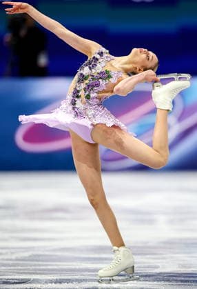 ITALY, MILAN - FEBRUARY 19, 2026: Kimmy Repond of Switzerland performs her routine in the women s singles free skating programme at the 2026 Winter Olympic Games, Olympische Spiele, Olympia, OS at Milano Ice Skating Arena. Peter Kovalev TASS  88962098