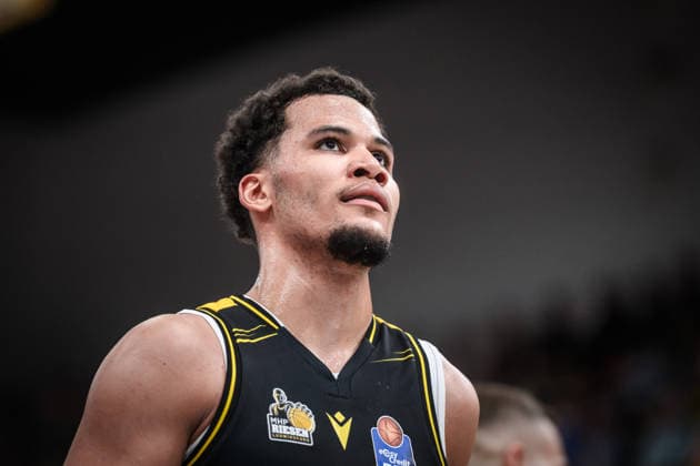Brandon Tischler MHP RIESEN Ludwigsburg, 24 GER, MHP Riesen Ludwigsburg vs Syntainics MBC, Basketball Bundesliga, easycredit BBL, 21 Matchday, Season 2025 2026, 19 02 2026 GER, MHP Riesen Ludwigsburg vs Syntainics MBC, Basketball Bundesliga, easycredit BBL, 21 Matchday, Season 2025 2026, 19 02 2026 Ludwigsburg Copyright: xSandyxDinkelackerx EP_SDR