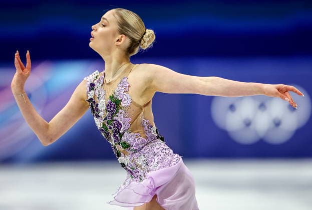 ITALY, MILAN - FEBRUARY 19, 2026: Kimmy Repond of Switzerland performs her routine in the women s singles free skating programme at the 2026 Winter Olympic Games, Olympische Spiele, Olympia, OS at Milano Ice Skating Arena. Peter Kovalev TASS  88962101