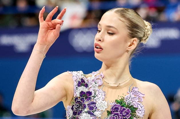 ITALY, MILAN - FEBRUARY 19, 2026: Kimmy Repond of Switzerland performs her routine in the women s singles free skating programme at the 2026 Winter Olympic Games, Olympische Spiele, Olympia, OS at Milano Ice Skating Arena. Peter Kovalev TASS  88962305