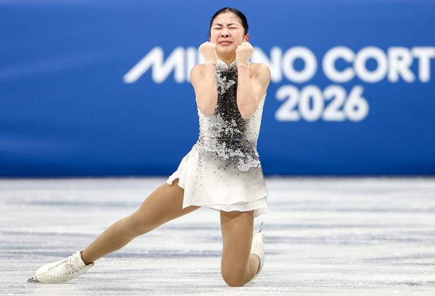 ITALY, MILAN - FEBRUARY 19, 2026: Ruiyang Zhang of China performs her routine in the women s singles free skating programme at the 2026 Winter Olympic Games, Olympische Spiele, Olympia, OS at Milano Ice Skating Arena. Peter Kovalev TASS  88962530