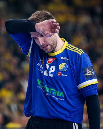 Kielce 19.02.2026. Pilka reczna EHF Liga Mistrzow sezon 2025 2026 kolejka 11 mecz: Industria Kielce - One Veszprem --- Handball EHF Champions League season 2025 2026 round 11 match between Industria Kielce and One Veszprem at Hala Legionow in Kielce, Poland Arkadiusz Jacek Moryto Fot. Igor Jakubowski Arena Akcji NEWSPIX.PL --- newspix.pl 