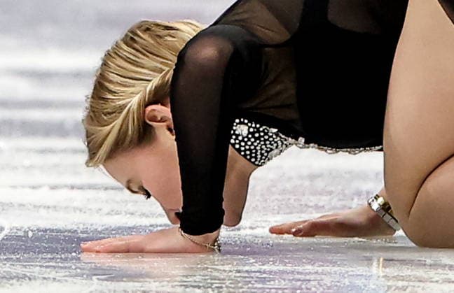 ITALY, MILAN - FEBRUARY 19, 2026: Ekaterina Kurakova of Poland performs her routine in the women s singles free skating programme at the 2026 Winter Olympic Games, Olympische Spiele, Olympia, OS at Milano Ice Skating Arena. Peter Kovalev TASS  88963063