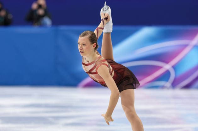 Winter Olympics - Lorine Schild At Women Single Skating Free Skating Lorine Schild of Team France competes in Women s Single Figure skating, Eiskunstlauf Free Skating on day thirteen of the Milano Cortina 2026 Winter Olympic Games, Olympische Spiele, Olympia, OS at Milano Ice Skating Arena on February 19, 2026 in Milan, Italy. Photo by Alexis Jumeau ABACAPRESS.COM Milan Italy  Copyright: xJumeauxAlexis ABACAx