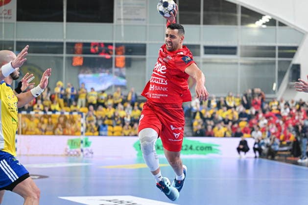 KIELCE 19.02.2026 MECZ 11. KOLEJKA LIGA MISTRZOW PILKA RECZNA MEZCZYZN SEZON 2025 2026 INDUSTRIA KIELCE - ONE VESZPREM HC --- MENS HALDBALL EHF CHAMPIONS LEAGUE SEASON 2025 2026 MATCH: INDUSTRIA KIELCE - ONE VESZPREM HC AHMED HESHAM ELSAYED MOHAM FOT. MICHAL TRZPIS 400MM.PL NEWSPIX.PL --- newspix.pl 
