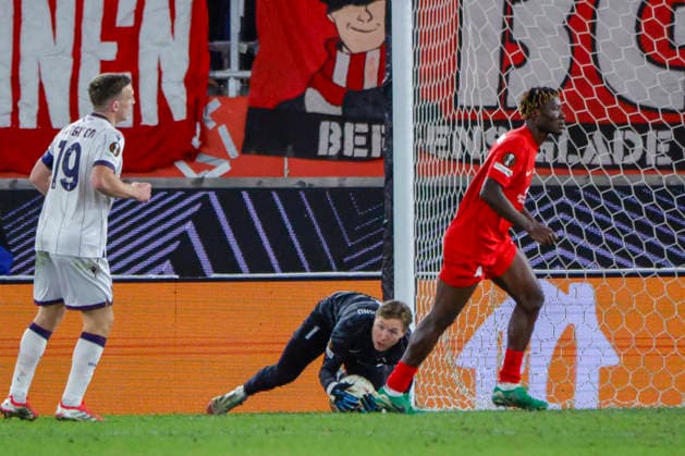 UEFA Europa League SK Brann Bologna Bergen 20260219 Branns Mathias Dyngeland in the UEFA Europa League match between SK Brann and Bologna at Brann Stadium Photo Paul S Amundsen NTB Bergen Norway EDITORIAL USE ONLY RESTRICTED USE FOR BETTING COMPANIES  Copyright: xPaulxS.xAmundsenx xNTBx
