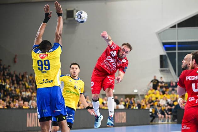 KIELCE 19.02.2026 MECZ 11. KOLEJKA LIGA MISTRZOW PILKA RECZNA MEZCZYZN SEZON 2025 2026 INDUSTRIA KIELCE - ONE VESZPREM HC --- MENS HALDBALL EHF CHAMPIONS LEAGUE SEASON 2025 2026 MATCH: INDUSTRIA KIELCE - ONE VESZPREM HC LUKA CINDRIC FOT. MICHAL TRZPIS 400MM.PL NEWSPIX.PL --- newspix.pl 