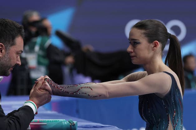 Lara Naki Gutmann (ITA) during the Olympic Winter games, Winterspiele,Spiele, Summer games Milano-Cortina 2026, Figure skating, Eiskunstlauf Women Single Skating on February 19, 2026 at Milano Ice Skating Arena in Milan  Copyright: xFabrizioxCarabelli IPAxSportx xipa-agency.netx xx IPA_71742730 IPA_Agency_IPA71742730
