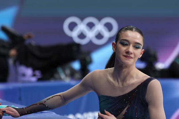 Lara Naki Gutmann (ITA) during the Olympic Winter games, Winterspiele,Spiele, Summer games Milano-Cortina 2026, Figure skating, Eiskunstlauf Women Single Skating on February 19, 2026 at Milano Ice Skating Arena in Milan  Copyright: xFabrizioxCarabelli IPAxSportx xipa-agency.netx xx IPA_71742733 IPA_Agency_IPA71742733