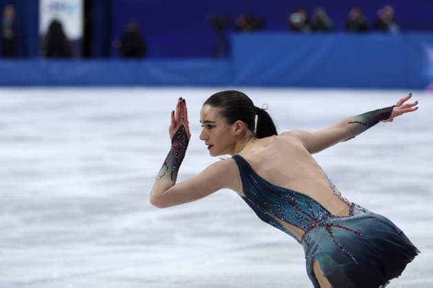 Lara Naki Gutmann (ITA) during the Olympic Winter games, Winterspiele,Spiele, Summer games Milano-Cortina 2026, Figure skating, Eiskunstlauf Women Single Skating on February 19, 2026 at Milano Ice Skating Arena in Milan  Copyright: xFabrizioxCarabelli IPAxSportx xipa-agency.netx xx IPA_71742742 IPA_Agency_IPA71742742