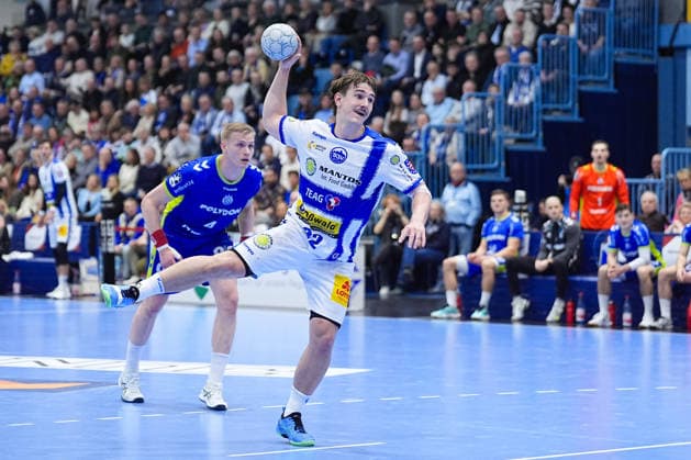 19 02 2026, xydrx, Handball, 1 HBL, VfL Gummersbach ThSV Eisenach, Schwalbe Arena Felix Aellen ThSV Eisenach 22 Photo xYannisxDreimannxPressefotoKochx Nordrhein Westfahlen Germany