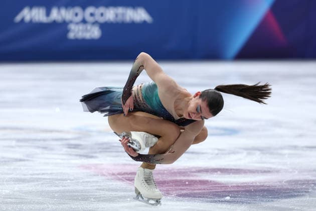 Lara Naki Gutmann (ITA) during the Olympic Winter games, Winterspiele,Spiele, Summer games Milano-Cortina 2026, Figure skating, Eiskunstlauf Women Single Skating on February 19, 2026 at Milano Ice Skating Arena in Milan  Copyright: xFabrizioxCarabelli IPAxSportx xipa-agency.netx xx IPA_71742948 IPA_Agency_IPA71742948