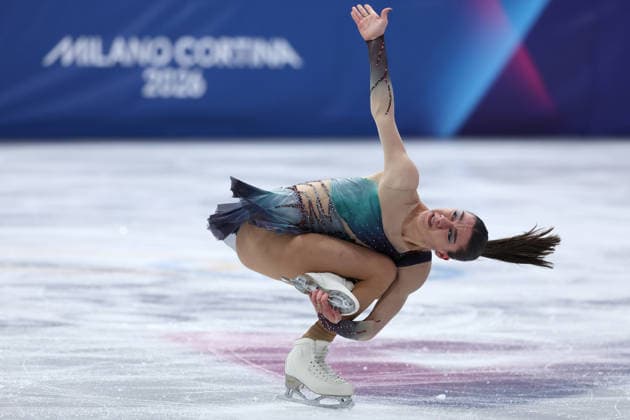 Lara Naki Gutmann (ITA) during the Olympic Winter games, Winterspiele,Spiele, Summer games Milano-Cortina 2026, Figure skating, Eiskunstlauf Women Single Skating on February 19, 2026 at Milano Ice Skating Arena in Milan  Copyright: xFabrizioxCarabelli IPAxSportx xipa-agency.netx xx IPA_71742950 IPA_Agency_IPA71742950