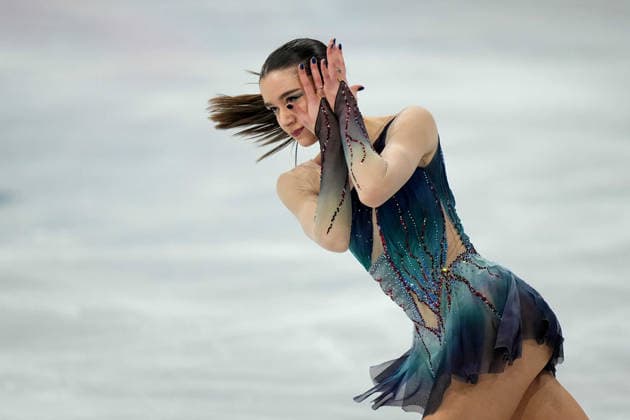 Lara Naki Gutmann during the Women™s Figure skating, Eiskunstlauf at the 2026 Winter Olympics, Milan, Italy, Thursday , Feb. 19, 2026. (Gian Mattia D Alberto LaPresse)  Copyright: xGianxMattiaxD Alberto LaPressex