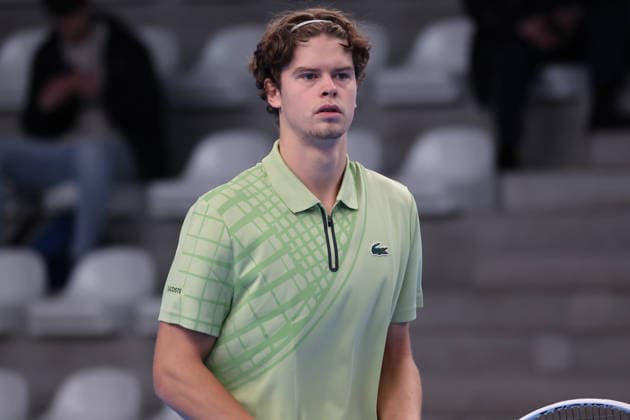 TENNIS : Play In Challenger Lille 2026 - ATP, Tennis Herren 125 Challenger Tour - 19 02 2026 Alexander BLOCKX (Belgique) au Play In Challenger Lille 2026, ATP 125 Challenger Tour, le 19 fÃ vrier 2026 - photo Laurent Sanson PsnewZ  Copyright: xLaurentxSANSONx xPsnewZx