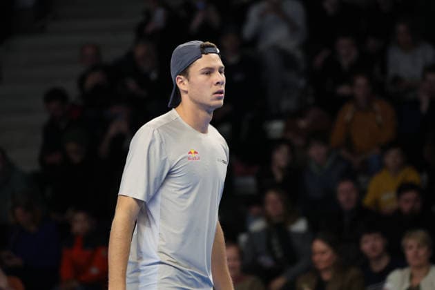 TENNIS : Play In Challenger Lille 2026 - ATP, Tennis Herren 125 Challenger Tour - 19 02 2026 JoÃ«l SCHWAERZLER (Autriche) au Play In Challenger Lille 2026, ATP 125 Challenger Tour, le 19 fÃ vrier 2026 - photo Laurent Sanson PsnewZ  Copyright: xLaurentxSANSONx xPsnewZx