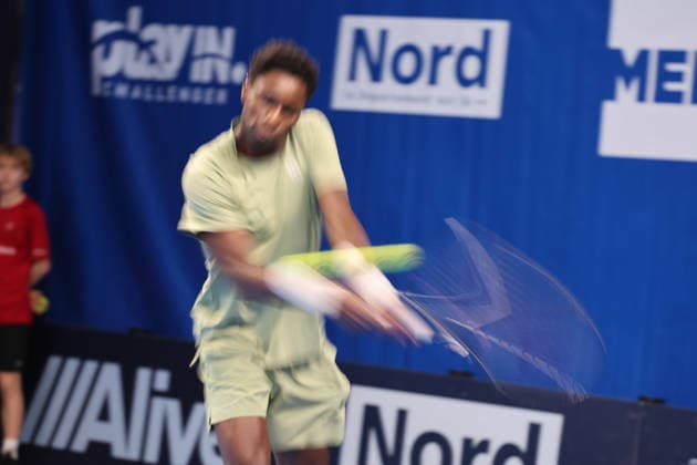 TENNIS : Play In Challenger Lille 2026 - ATP, Tennis Herren 125 Challenger Tour - 19 02 2026 MoÃ¯se KOUAME (France) au Play In Challenger Lille 2026, ATP 125 Challenger Tour, le 19 fÃ vrier 2026 - photo Laurent Sanson PsnewZ  Copyright: xLaurentxSANSONx xPsnewZx