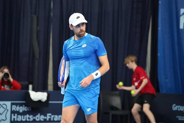 TENNIS : Play In Challenger Lille 2026 - ATP, Tennis Herren 125 Challenger Tour - 19 02 2026 Benjamin BONZI (France) au Play In Challenger Lille 2026, ATP 125 Challenger Tour, le 19 fÃ vrier 2026 - photo Laurent Sanson PsnewZ  Copyright: xLaurentxSANSONx xPsnewZx