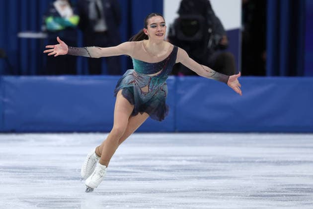 Lara Naki Gutmann (ITA) during the Olympic Winter games, Winterspiele,Spiele, Summer games Milano-Cortina 2026, Figure skating, Eiskunstlauf Women Single Skating on February 19, 2026 at Milano Ice Skating Arena in Milan  Copyright: xFabrizioxCarabelli IPAxSportx xipa-agency.netx xx IPA_71743188 IPA_Agency_IPA71743188