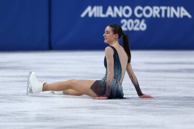Lara Naki Gutmann (ITA) during the Olympic Winter games, Winterspiele,Spiele, Summer games Milano-Cortina 2026, Figure skating, Eiskunstlauf Women Single Skating on February 19, 2026 at Milano Ice Skating Arena in Milan  Copyright: xFabrizioxCarabelli IPAxSportx xipa-agency.netx xx IPA_71743201 IPA_Agency_IPA71743201