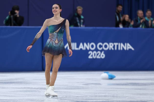 Lara Naki Gutmann (ITA) during the Olympic Winter games, Winterspiele,Spiele, Summer games Milano-Cortina 2026, Figure skating, Eiskunstlauf Women Single Skating on February 19, 2026 at Milano Ice Skating Arena in Milan  Copyright: xFabrizioxCarabelli IPAxSportx xipa-agency.netx xx IPA_71743204 IPA_Agency_IPA71743204