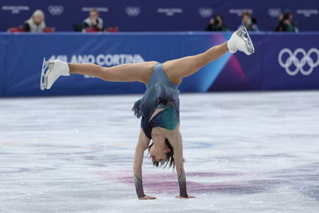 GIOCHI OLIMPICI - Olimpiadi Invernali Milano-Cortina 2026 - Figure skating, Eiskunstlauf Lara Naki Gutmann (ITA) during the Olympic Winter games, Winterspiele,Spiele, Summer games Milano-Cortina 2026, Figure Skating Women Single Skating on February 19, 2026 at Milano Ice Skating Arena in Milan Cortina D Ampezzo Italy  Copyright: xIPAxSport ABACAx