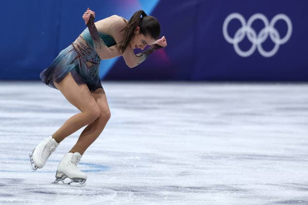 Lara Naki Gutmann (ITA) during the Olympic Winter games, Winterspiele,Spiele, Summer games Milano-Cortina 2026, Figure skating, Eiskunstlauf Women Single Skating on February 19, 2026 at Milano Ice Skating Arena in Milan  Copyright: xFabrizioxCarabelli IPAxSportx xipa-agency.netx xx IPA_71743181 IPA_Agency_IPA71743181