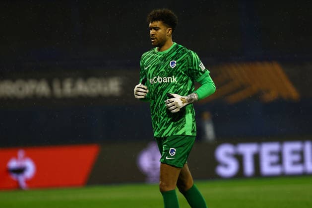 Zagreb, Croatia, 19.2.2026. UEFA Europa League - KO play-oï¬Äs 1st leg - Dinamo VS Genk at Maksimir Stadium, Zagreb. Tobias LAWAL (26) 