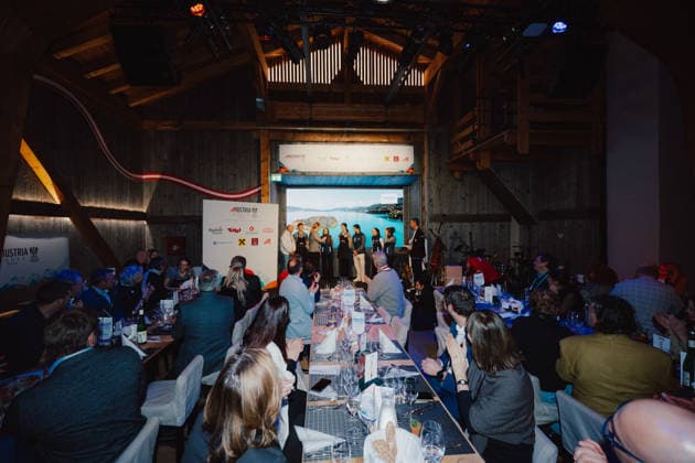 OLYMPICS - Winter Olympic Games, Olympische Spiele, Olympia, OS Milano Cortina 2026 CORTINA D AMPEZZO,ITALY,19.FEB.26 - OLYMPICS - Winter Olympic Games Milano Cortina 2026, Austria House, WKO-Kaernten-Abend. Image shows an overview of the event.  GEPAxpictures xAlexanderxSolc