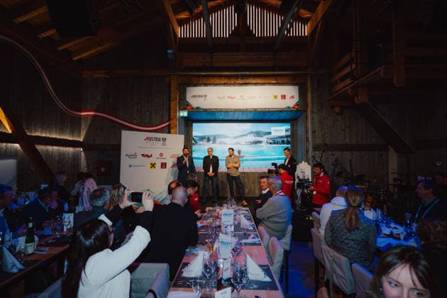 OLYMPICS - Winter Olympic Games, Olympische Spiele, Olympia, OS Milano Cortina 2026 CORTINA D AMPEZZO,ITALY,19.FEB.26 - OLYMPICS - Winter Olympic Games Milano Cortina 2026, Austria House, WKO-Kaernten-Abend. Image shows an overview of the event.  GEPAxpictures xAlexanderxSolc