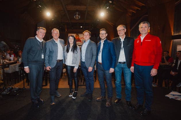 OLYMPICS - Winter Olympic Games, Olympische Spiele, Olympia, OS Milano Cortina 2026 CORTINA D AMPEZZO,ITALY,19.FEB.26 - OLYMPICS - Winter Olympic Games Milano Cortina 2026, Austria House, WKO-Kaernten-Abend. Image shows participants.  GEPAxpictures xAlexanderxSolc