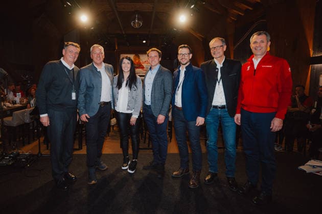 OLYMPICS - Winter Olympic Games, Olympische Spiele, Olympia, OS Milano Cortina 2026 CORTINA D AMPEZZO,ITALY,19.FEB.26 - OLYMPICS - Winter Olympic Games Milano Cortina 2026, Austria House, WKO-Kaernten-Abend. Image shows participants.  GEPAxpictures xAlexanderxSolc