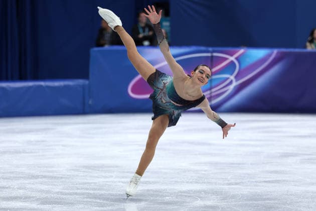 GIOCHI OLIMPICI - Olimpiadi Invernali Milano-Cortina 2026 - Figure skating, Eiskunstlauf Lara Naki Gutmann (ITA) during the Olympic Winter games, Winterspiele,Spiele, Summer games Milano-Cortina 2026, Figure Skating Women Single Skating on February 19, 2026 at Milano Ice Skating Arena in Milan Cortina D Ampezzo Italy  Copyright: xIPAxSport ABACAx