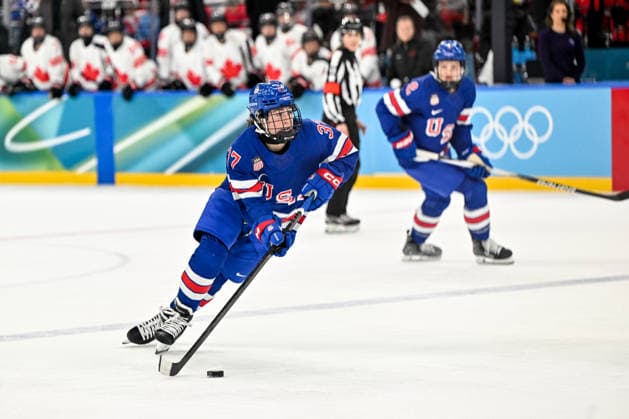 19 02 2026, Milano, Santa Giulia Ice hockey, Eishockey Arena, Winter Olympics: Gold Final USA - Canada (Ice Hockey Women), Abbey Murphy of USA in action Milano Santa Giulia Ice Hockey Arena Lombardy Italy *** 19 02 2026, Milano, Santa Giulia Ice Hockey Arena, Winter Olympics Gold Final USA Canada Ice Hockey Women , Abbey Murphy of USA in action Milano Santa Giulia Ice Hockey Arena Lombardy Italy Copyright: xJustPictures.ch AndreaxBrancax jp-en-AnBr-AB-AAB_047419022026