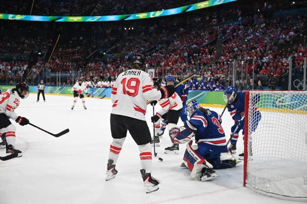 GIOCHI OLIMPICI - Olimpiadi Invernali Milano-Cortina 2026 - Women s Ice hockey, Eishockey - Gold Medal - USA vs Canada AMBROSE Erin (CAN) during Women s Ice Hockey - Gold Medal - USA vs Canada, Olympic Winter games, Winterspiele,Spiele, Summer games Milano-Cortina 2026 in Milano, Italy, February 19 2026 Cortina D Ampezzo Italy  Copyright: xIPAxSport ABACAx
