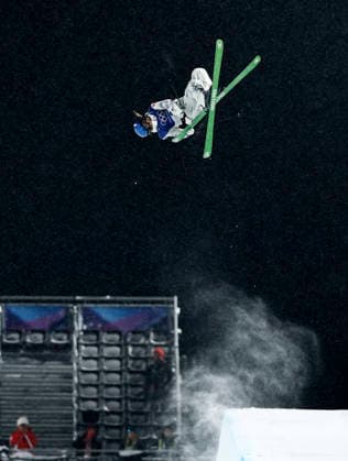 (260219) -- LIVIGNO, Feb. 19, 2026 -- Gu Ailing of China competes during the qualification of freestyle skiing women s freeski halfpipe at the Milan-Cortina 2026 Olympic Winter games, Winterspiele,Spiele, Summer games in Livigno, Italy, Feb. 19, 2026. ) (MICO2026)ITALY-LIVIGNO-OLYMPIC WINTER GAMES-FREESTYLE SKIING-WOMEN S FREESKI HALFPIPE-QUALIFICATION WangxPeng 