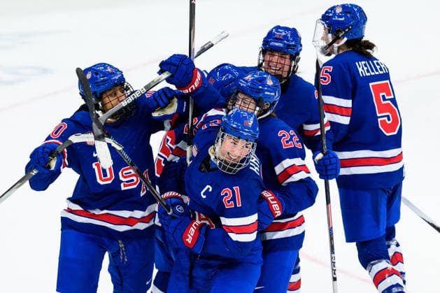 260219 Hilary Knight of USA celebrates after scoring 1-1 in the women s Ice hockey, Eishockey final game between USA and Canada during day 13 of the 2026 Winter Olympics on February 19, 2026 in Milan. Photo: Carl Sandin BILDBYRAN kod CS EW0643 ishockey ice hockey Olympic Games, Olympische Spiele, Olympia, OS olympics winter olympics os ol olympiska spel vinter-os olympiske leker milano cortina 2026 milan cortina 2026 milano cortina 2026 olympic games milano cortina 2026 winter olympic games milano cortina-os milano cortina-ol vinter-ol 13 bbeng dam usa kanada canada final jubel *** 260219 Hilary Knight of USA celebrates after scoring 1 1 in the women s ice hockey final game between USA and Canada during day 13 of the 2026 Winter Olympics on February 19, 2026 in Milan Photo Carl Sandin BILDBYRAN code CS EW0643 ice hockey ice hockey olympic games olympics winter olympics os ol olympic games winter os olympic games milano cortina 2026 milan cortina 2026 milano cortina 2026 olympic games milano cortina 2026 winter olympic games milano cortina os milano cortina ol winter ol 13 bbeng dam usa kanada canada final jubel  Copyright: CARLxSANDIN BB260219CS111