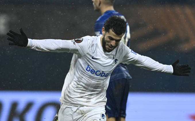 GNK Dinamo v KRC Genk - UEFA Europa League 2025 26 Knockout Play-off First Leg ZAGREB, CROATIA - FEBRUARY 19: Zakaria el Ouahdi during the UEFA Europa League 2025 26 Knockout Play-off First Leg match between GNK Dinamo and KRC Genk at Stadion Maksimir on February 19, 2026 in Zagreb, Croatia.  MarkoxLukunic PIXSELL