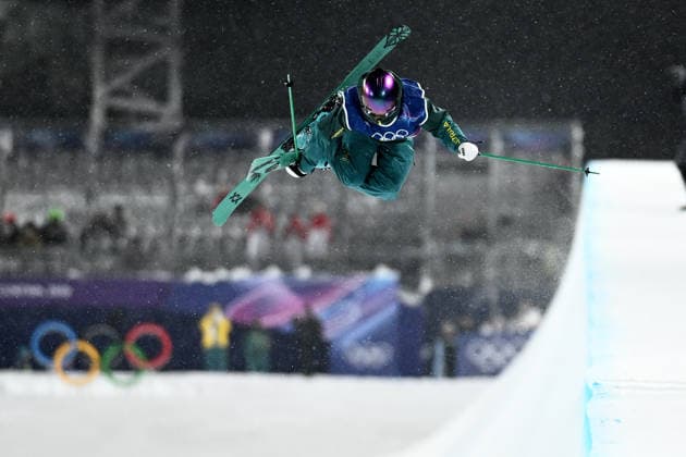 2026 WINTER Olympic Games, Olympische Spiele, Olympia, OS Indra Brown of Australia competes in the Women™s Freeski Halfpipe qualifier at Livigno Snow Park, on day 13 of the 2026 Milano Cortina Winter Olympic Games in Italy, Wednesday, February 18, 2026. ( NO ARCHIVING LIVIGNO SONDRIO ITALY  Copyright: xDANxHIMBRECHTSx 20260220132148416728