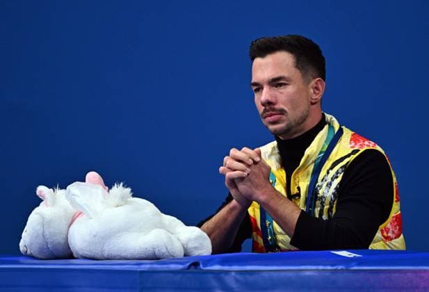 Belgian figure skater coach Jorik Hendrickx pictured during the free program of the Women s Figure skating, Eiskunstlauf competition at the Milano Cortina 2026 Olympic Winter games, Winterspiele,Spiele, Summer games on Thursday 19 February 2026 in Milan, Italy. The XXV Winter Olympics take place from 6 to 22 February 2026 in Italy. JASPERxJACOBS  x164257273x