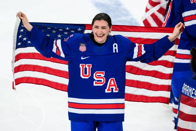 260219 Megan Keller of USA celebrates after the women s Ice hockey, Eishockey final game between USA and Canada during day 13 of the 2026 Winter Olympics on February 19, 2026 in Milan. Photo: Carl Sandin BILDBYRAN kod CS EW0643 ishockey ice hockey Olympic Games, Olympische Spiele, Olympia, OS olympics winter olympics os ol olympiska spel vinter-os olympiske leker milano cortina 2026 milan cortina 2026 milano cortina 2026 olympic games milano cortina 2026 winter olympic games milano cortina-os milano cortina-ol vinter-ol 13 bbeng dam usa kanada canada final jubel *** 260219 Megan Keller of USA celebrates after the women s ice hockey final game between USA and Canada during day 13 of the 2026 Winter Olympics on February 19, 2026 in Milan Photo Carl Sandin BILDBYRAN code CS EW0643 ice hockey ice hockey olympic games olympics winter olympics os ol olympic games winter os olympic games milano cortina 2026 milan cortina 2026 milano cortina 2026 olympic games milano cortina 2026 winter olympic games milano cortina os milano cortina ol winter ol 13 bbeng dam usa kanada canada final jubilation  Copyright: CARLxSANDIN BB260219CS126