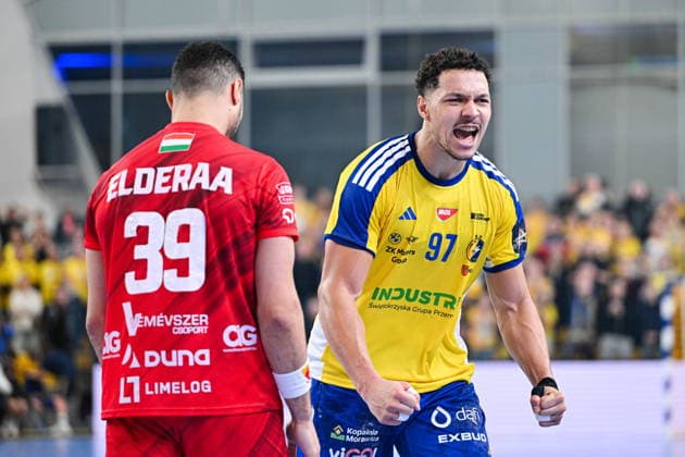 KIELCE 19.02.2026 MECZ 11. KOLEJKA LIGA MISTRZOW PILKA RECZNA MEZCZYZN SEZON 2025 2026 INDUSTRIA KIELCE - ONE VESZPREM HC --- MENS HALDBALL EHF CHAMPIONS LEAGUE SEASON 2025 2026 MATCH: INDUSTRIA KIELCE - ONE VESZPREM HC THEO MONAR FOT. MICHAL TRZPIS 400MM.PL NEWSPIX.PL --- newspix.pl 