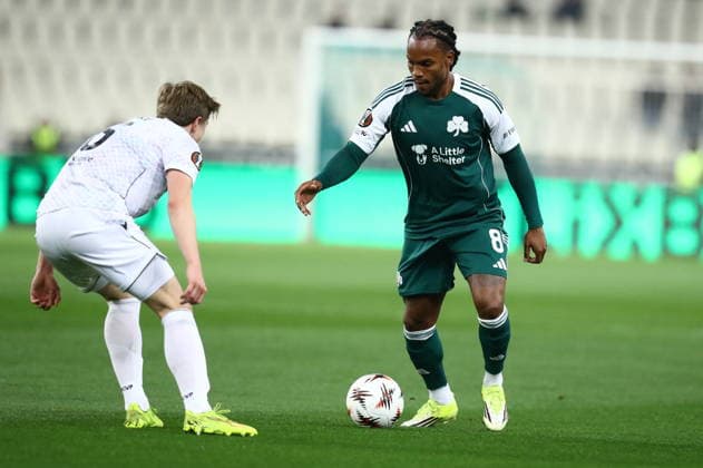 UEFA Europa League - Panathinaikos FC vs Victoria Plzen - Renato Sanches of Panathinaikos FC in action during the UEFA Europa League Play-Offs 1st leg soccer match between Panathinaikos FC and Victoria Plzen in Olympic Athletic Center of Athens Spyros Louis , Athens, Greece, on 19 February 2026. IMAGO ONE INCH PRODUCTIONS ATHENS GREECE Copyright: xONExINCHxPRODUCTIONSx 6861961