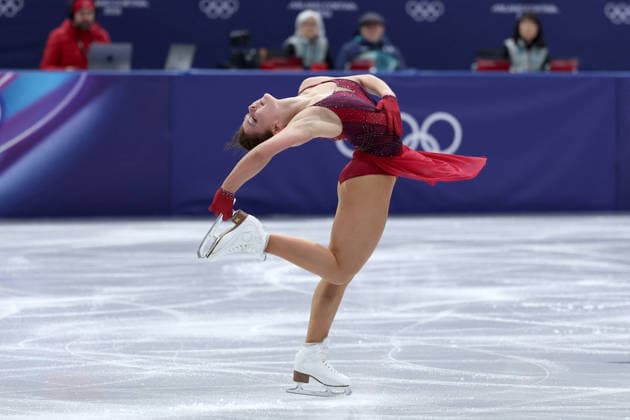 GIOCHI OLIMPICI - Olimpiadi Invernali Milano-Cortina 2026 - Figure skating, Eiskunstlauf Sofia Samodelkina (KAZ) during the Olympic Winter games, Winterspiele,Spiele, Summer games Milano-Cortina 2026, Figure Skating Women Single Skating on February 19, 2026 at Milano Ice Skating Arena in Milan Cortina D Ampezzo Italy  Copyright: xIPAxSport ABACAx