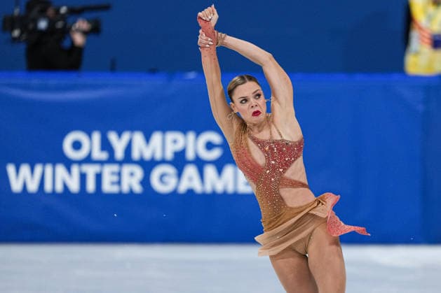 2026 Milano-Cortina Winter Olympics MILAN, ITALY - FEBRUARY 19: Belgium’s Loena Hendrickx performs during the women’s free skating program Figure skating, Eiskunstlauf event at the Milano Ice Skating Arena during the Milano-Cortina 2026 Winter Olympic Games, Olympische Spiele, Olympia, OS in Milan, Italy, on February 19, 2026. Cemal Yurttas Anadolu Milan Italy. Editorial use only. Please get in touch for any other usage.  Copyright: x2026xAnadoluxCemalxYurttasx