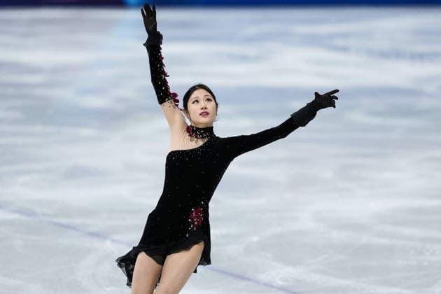 2026 Milano-Cortina Winter Olympics MILAN, ITALY - FEBRUARY 19: South Korea’s Lee Haein performs during the women’s free skating program Figure skating, Eiskunstlauf event at the Milano Ice Skating Arena during the Milano-Cortina 2026 Winter Olympic Games, Olympische Spiele, Olympia, OS in Milan, Italy, on February 19, 2026. Cemal Yurttas Anadolu Milan Italy. Editorial use only. Please get in touch for any other usage.  Copyright: x2026xAnadoluxCemalxYurttasx