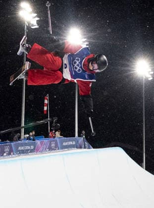 OLYMPICS - Winter Olympic Games, Olympische Spiele, Olympia, OS Milano Cortina 2026 LIVIGNO,ITALY,19.FEB.26 - OLYMPICS, FREE SKI, FREESTYLE SKIING - Winter Olympic Games Milano Cortina 2026, halfpipe, women, qualification. Image shows Amy Fraser (CAN).  GEPAxpictures xWolfgangxGrebien