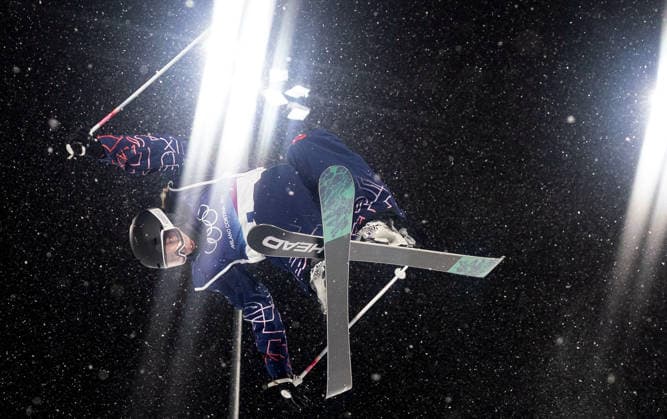 OLYMPICS - Winter Olympic Games, Olympische Spiele, Olympia, OS Milano Cortina 2026 LIVIGNO,ITALY,19.FEB.26 - OLYMPICS, FREE SKI, FREESTYLE SKIING - Winter Olympic Games Milano Cortina 2026, halfpipe, women, qualification. Image shows Zoe Atkin (GBR).  GEPAxpictures xWolfgangxGrebien